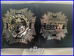 Official Ecw Championship Replica Rare Wrestling Belt Big Silver Wwe