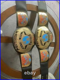 Official Figures Toy Co Wcw Tag Team Championship Wrestling Replica Belt Wwe Wwf