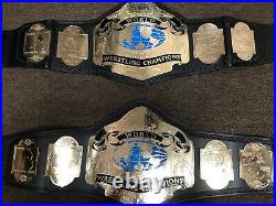 Official Premier Nwa Tag Team Championship Wrestling Belts 2mm Brass Plates
