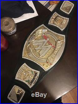 Official WWE Authentic Championship Spinner Replica Title Belt Heavy Gold