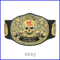 Official WWE Authentic Stone Cold Smoking Skull Championship Replica Title Belt