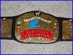 Officially Licensed Wwf European Championship Metal Adult Replica Wwe Title Belt