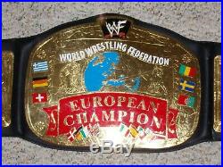 Officially Licensed Wwf European Championship Metal Adult Replica Wwe Title Belt
