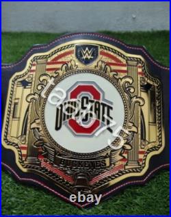 Ohio State Buckeyes WRESTLING CHAMPIONSHIP Title Belt Brass Plates 2mm Replica