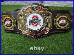 Ohio State Buckeyes Wrestling Championship Title Belt Brass Adult Size 2mm Repli
