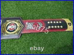 Ohio State Buckeyes Wrestling Championship Title Belt Brass Adult Size 2mm Repli