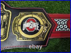 Ohio State Buckeyes Wrestling Championship Title Belt Brass Adult Size 2mm Repli
