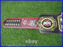Ohio State Buckeyes Wrestling Championship Title Belt Brass Adult Size 2mm Repli