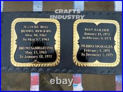 Old 84 World Heavyweight Wrestling Championship Replica Belt 2mm Brass Adult