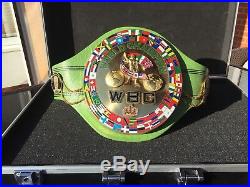 Old Style WBC Championship Boxing Belt-most accurate replica -WBA, IBF, WBO, IBO
