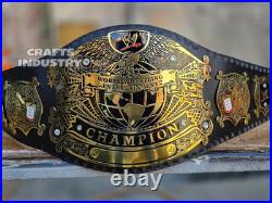 Old Undisputed Heavyweight Wrestling Championship Replica Belt 2mm Brass Plates