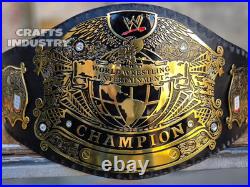Old Undisputed Heavyweight Wrestling Championship Replica Belt 2mm Brass Plates