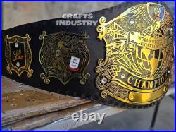 Old Undisputed Heavyweight Wrestling Championship Replica Belt 2mm Brass Plates