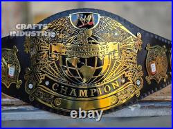 Old Undisputed Heavyweight Wrestling Championship Replica Belt 2mm Brass Plates