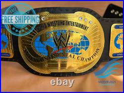 Oval Intercontinental Wrestling Championship Replica Title Belt Adult 2mm Brass