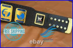 Oval Intercontinental Wrestling Championship Replica Title Belt Adult 2mm Brass