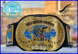 Oval Old Intercontinental Championship Wrestling Replica Tittle Belt Brass 2MM