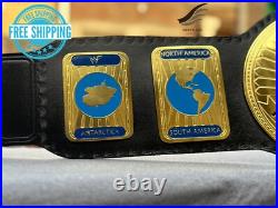 Oval Old Intercontinental Championship Wrestling Replica Tittle Belt Brass 2MM
