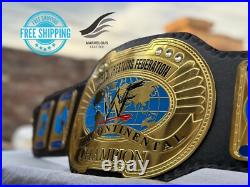 Oval Old Intercontinental Championship Wrestling Replica Tittle Belt Brass 2MM