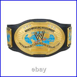 Oval Old Intercontinental Championship Wrestling Title Replica Belt 2MM Brass Oval Old Intercontinental Championship Wrestling Title Replica Belt 2MM Brass