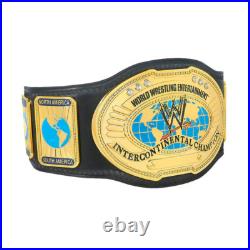 Oval Old Intercontinental Championship Wrestling Title Replica Belt 2MM Brass Oval Old Intercontinental Championship Wrestling Title Replica Belt 2MM Brass