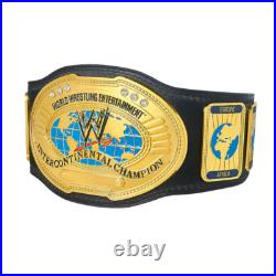 Oval Old Intercontinental Championship Wrestling Title Replica Belt 2MM Brass Oval Old Intercontinental Championship Wrestling Title Replica Belt 2MM Brass