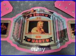 Owen Hart Commemorative Championship Title Belt Wrestling Wwe Hart Foundation