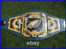 Philadelphia Eagle NFL Championship Title Belt Replica Adult Size 2mm Brass
