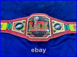 Philadelphia Eagles Super Bowl LIX Champions Title Belt Adult Size Replica 2mm Philadelphia Eagles Super Bowl LIX Champions Title Belt Adult Size Replica 2mm