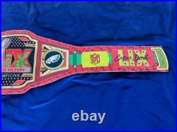 Philadelphia Eagles Super Bowl LIX Champions Title Belt Adult Size Replica 2mm Philadelphia Eagles Super Bowl LIX Champions Title Belt Adult Size Replica 2mm