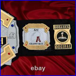 Pittsburgh Steelers Championship Belt Title Replica 2mm Brass Plates Adult Size