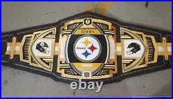 Pittsburgh Steelers Super Bowl Championship Belt American Football 2mm Brass