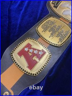 Pittsburgh steelers championship belt, 6x champion, gold plated, Leather strap