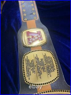 Pittsburgh steelers championship belt, 6x champion, gold plated, Leather strap