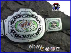Poker Championship Belt Wrestling Wwe mancave bar Cards Spades game night aces