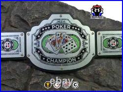 Poker Championship Belt Wrestling Wwe mancave bar Cards Spades game night aces