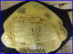 Pride FC Gold Hand Made Leather Championship Replica Belt Size 50 Length