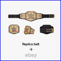 Pro Wrestling Universal Replica Title Belt Adult Size 4mm Brass Plates
