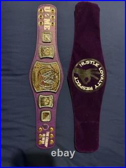 RARE WWE John Cena Purple mini spinner Championship Replica Belt /500 with bag