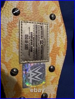 RARE WWE John Cena Purple mini spinner Championship Replica Belt /500 with bag