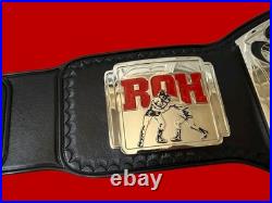 RING OF HONOR CHAMPIONSHIP BELT ADULT SIZE CHROME Plated 2MM HD QUALITY
