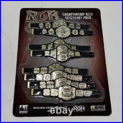 ROH Championship Belt Accessory Pack Ring of Honor 2016 Figures Toy Company Open