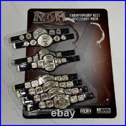 ROH Championship Belt Accessory Pack Ring of Honor 2016 Figures Toy Company Open