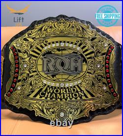 ROH Ring Of Honor World Heavy Championship Replica Tittle Belt Brass 2MM Adult