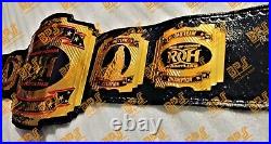 ROH World Tag Team Heavyweight Wrestling Championship Title Belt 4mm zinc plated