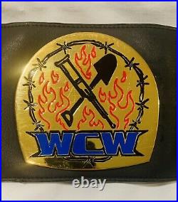 Rare Figures Toy Company Hardcore Championship Replica Wrestling Belt Wwf Wcw