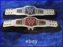 Rare WWE Mini Replica Raw & Smackdown Women's Championship Belts for Displaying Rare WWE Mini Replica Raw & Smackdown Women's Championship Belts for Displaying