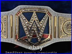 Rare WWE Mini Replica Raw & Smackdown Women's Championship Belts for Displaying Rare WWE Mini Replica Raw & Smackdown Women's Championship Belts for Displaying