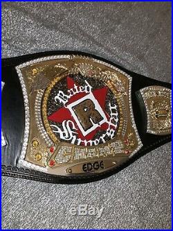 Rated R Spinner Championship Belt WWE Adult Size Replica