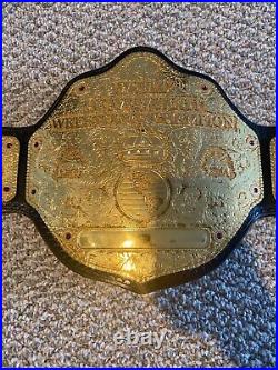 Real Championship Belt Wrestling Belt Big Gold on REAL leather